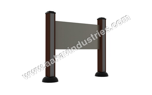 Luxury Series Notice Board - High Quality Steel 800x1780 mm, Premium WPC Finish | Adjustable, Manual Operation, 1 Year Warranty, Tested for Durability