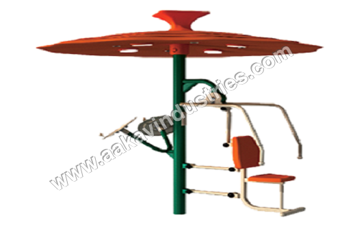 CHEST PRESS and SHOULDER BUILDER OUTDOOR