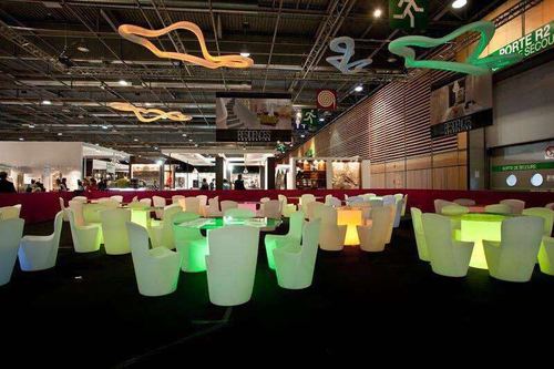 ग्लास नियॉन फर्नीचर लाइट