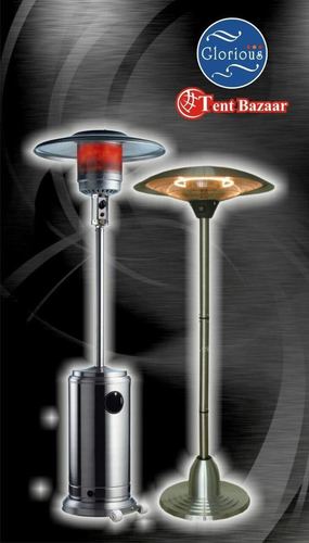Outdoor Propane Patio Heaters - Color: Sliver