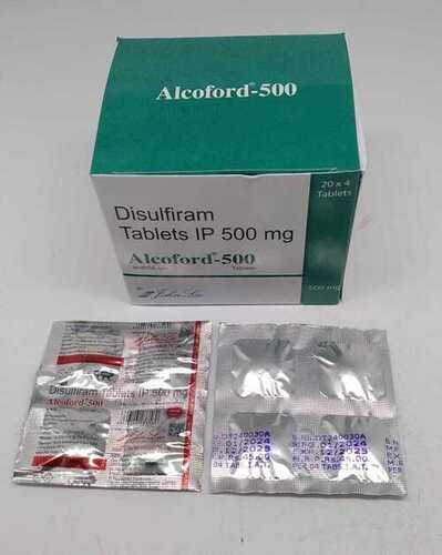 Disulfiram - 500 MG Tablet | Effective Alcoholism Treatment, Supports Recovery Process
