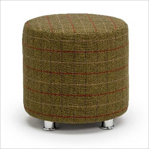 Upholstery Puff - Velvet, 35.50x35.50x40.50 cm, Brown | Handmade, Durable, Eco-Friendly, UV Resistant, Water Resistant, Easy to Clean