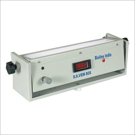 Rh View Box - Built-in Temperature Indicator , Easy To Use And Glare-free Lighting System, Optimal Intensity For Accurate Blood Group Determination