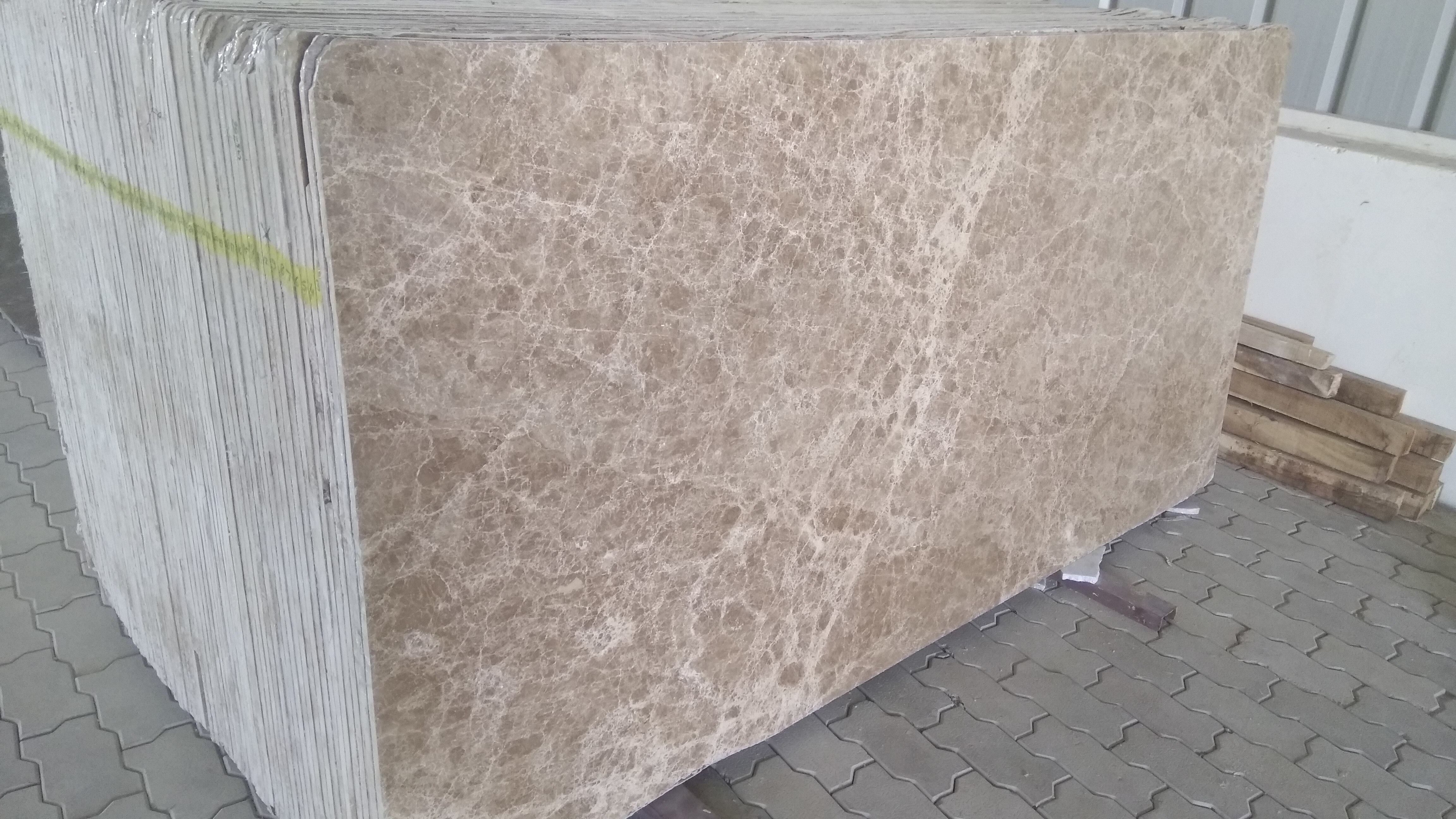 Emperador Light Marble - 94x47x76 Cm | Luxurious Creams, Browns & Beiges, 18mm Thick Slabs For Elegant Surfaces