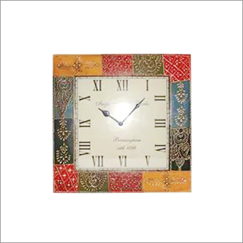 Wooden Square Clock