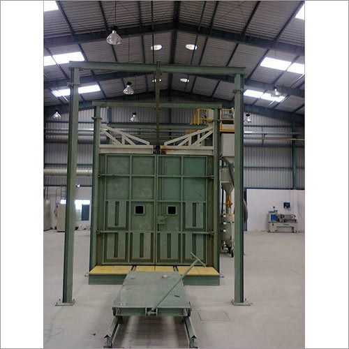Manual Blasting Of Coach In Blastroom