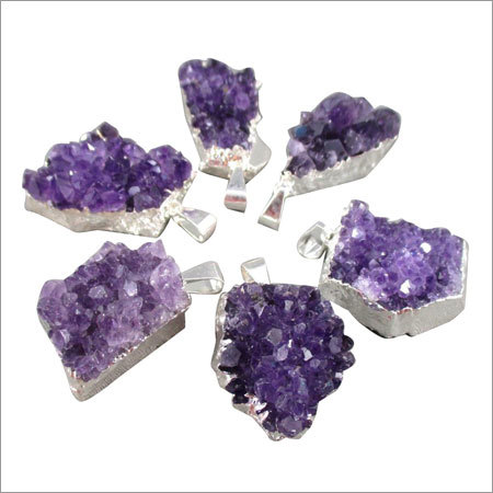 एमेथिस्ट ड्रूज़ी पेंडेंट