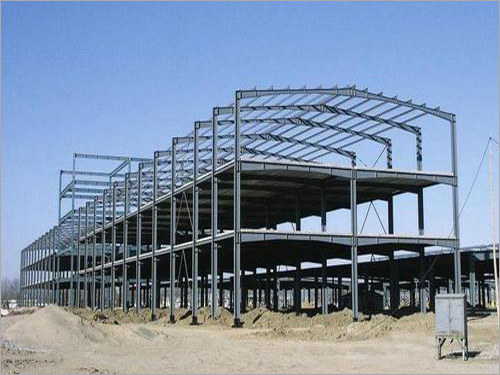 Steel Building Structure - Concrete, Aluminum Sheet, Pvc Panel, Wooden Roof | Easy To Install, Lightweight, High Tensile Strength, Corrosion Resistant