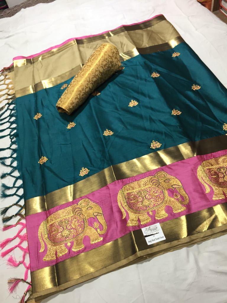 Multicolour Buy Pure Cotton Silk Saree Catalog From Sethnic
