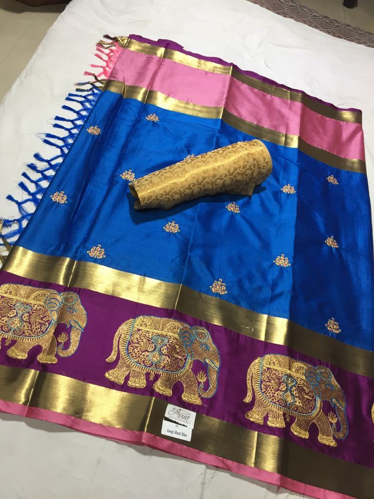 Multicolour Buy Pure Cotton Silk Saree Catalog From Sethnic