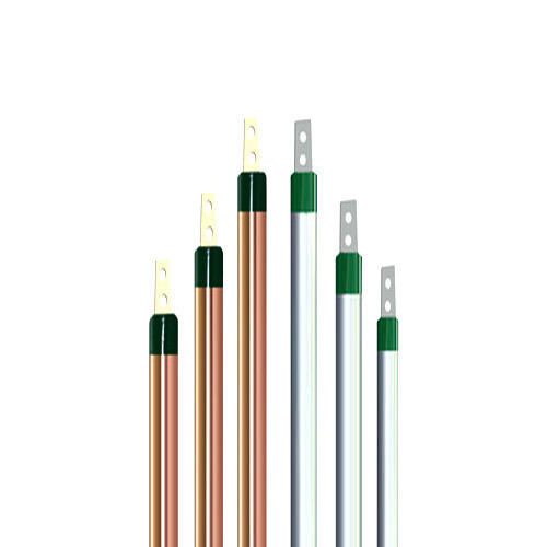 Chemical Earthing - Copper Material, Green Finish | Various Dimensions for Effective Earthing Solutions