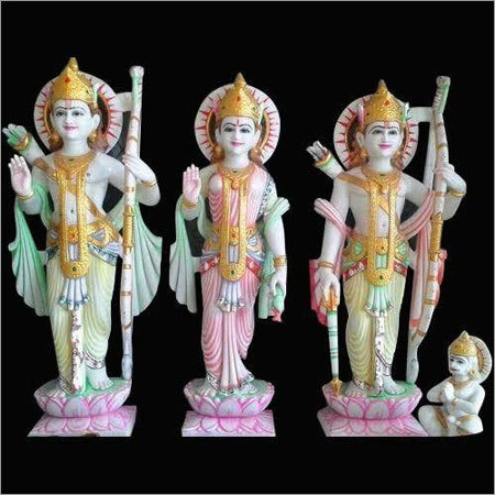 Sculpture Ram Darbar Marble Statue