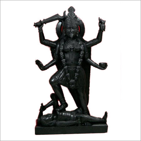 Sculpture Black Marble Kali Statue