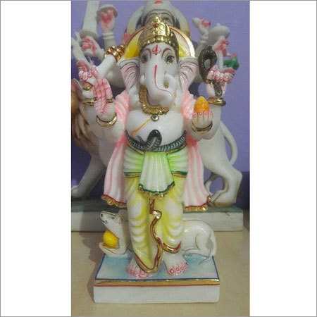 Sculpture Marble Ganesh Statue
