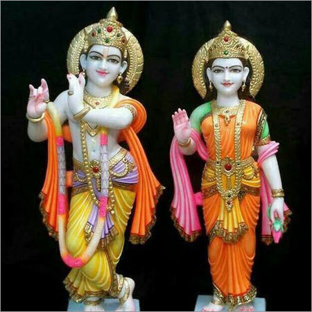 Sculpture Radha Krishna Statue