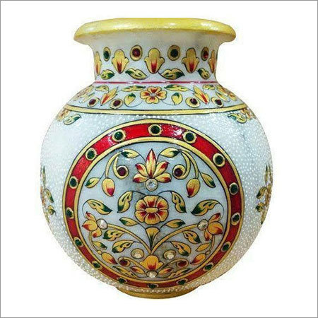 सजावटी मार्बल पॉट