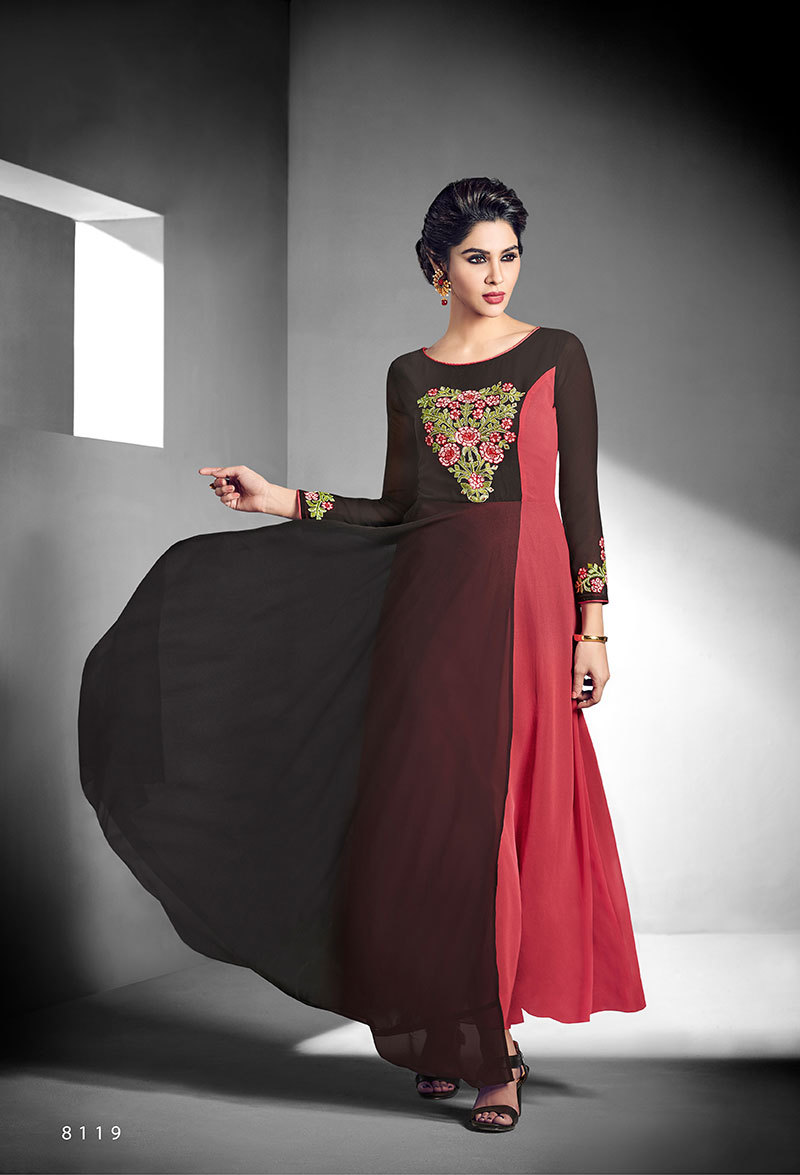 Multicolour Latest Tunic Indian Kurtis