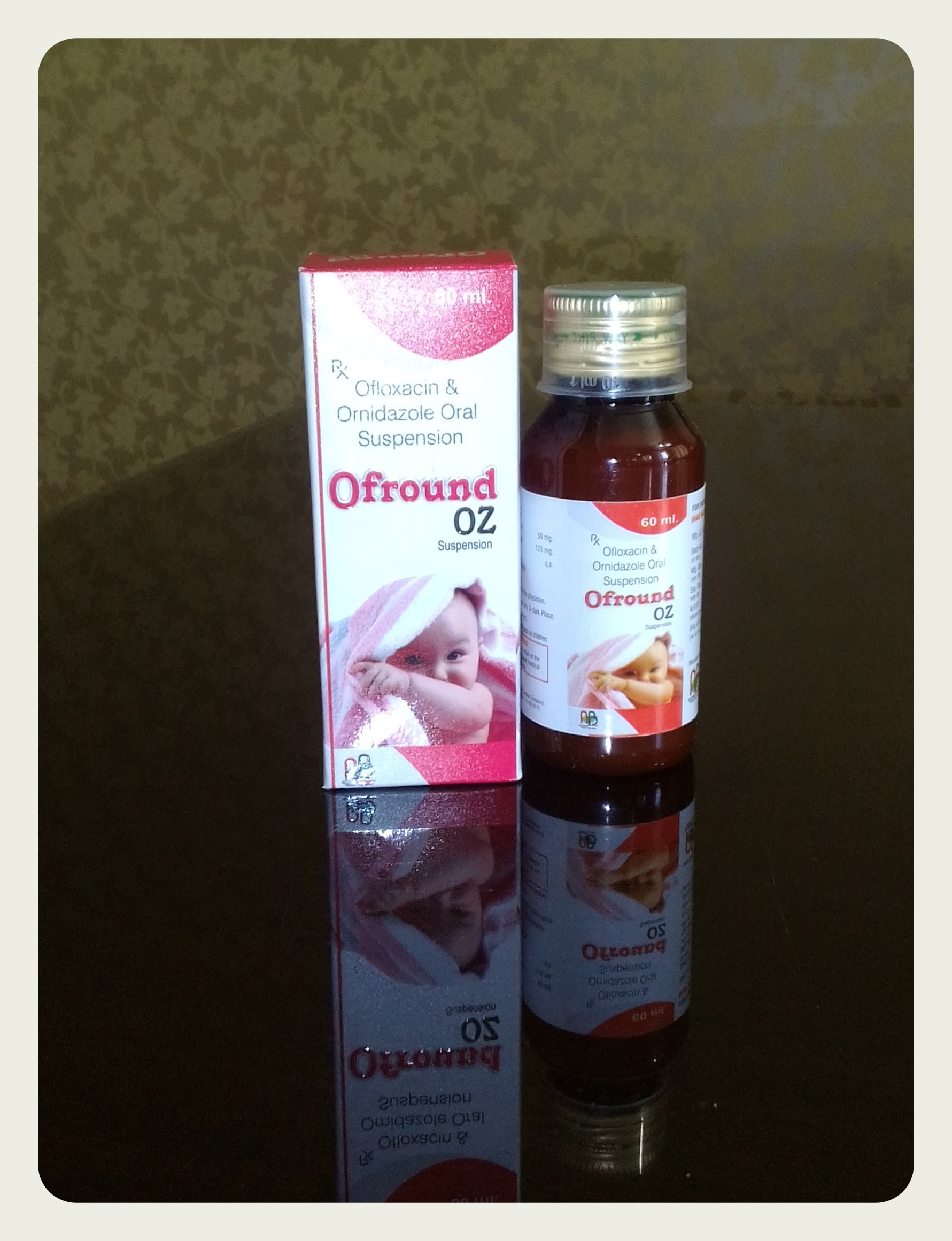 Ofloxacin With Ornidazole - Liquid Suspension For Children | 100% Purity, Store In Dry Place