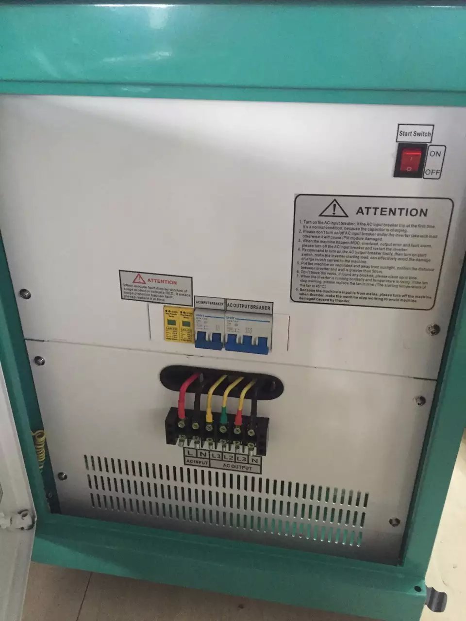 Single To Three Phase Inverter Ambient Temperature: -25~+55 Celsius (Oc)