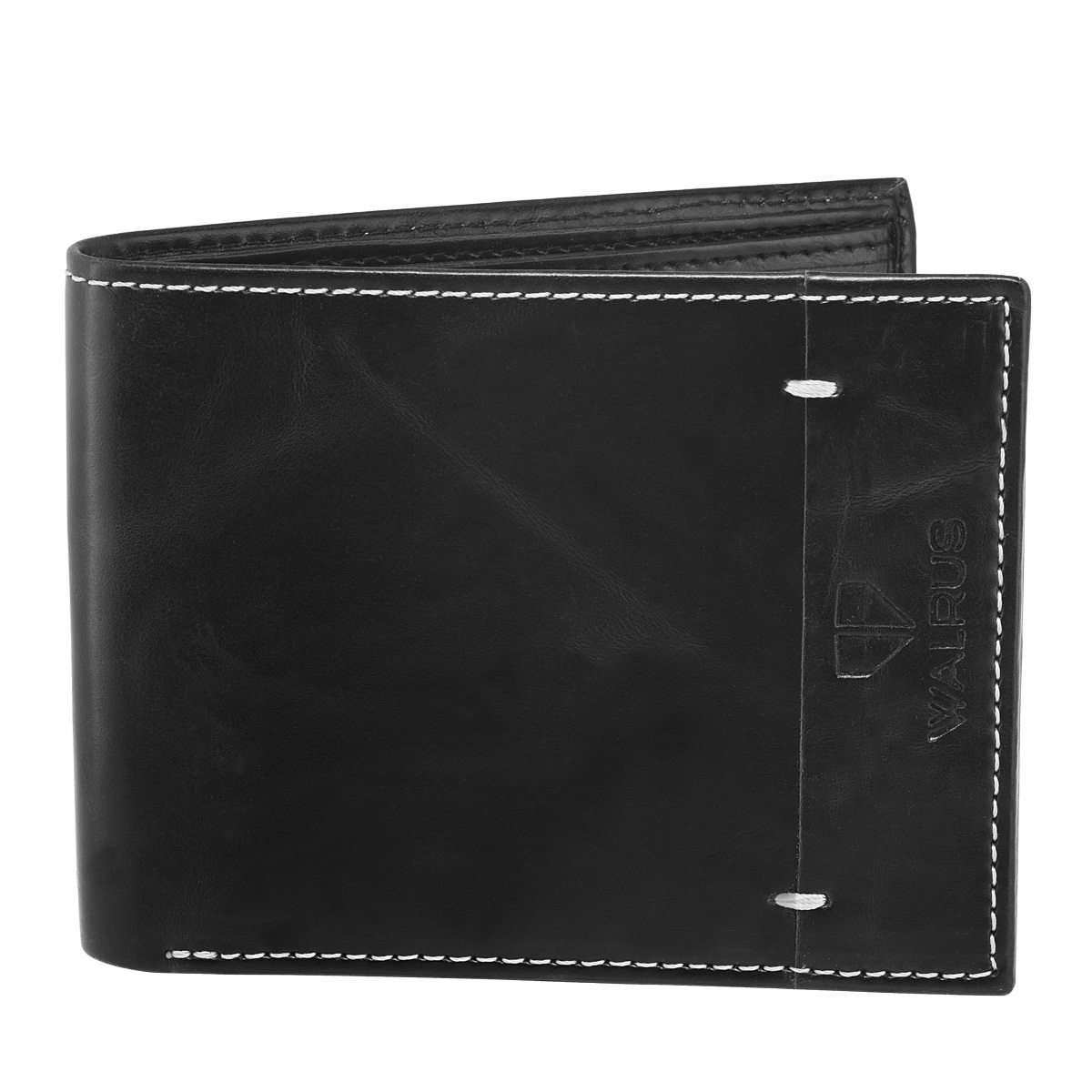 Wallet - Leather, 10x12 Cm, Black | Compact Design, Durable Material, Organized & Secure Storage, Perfect For Everyday Use