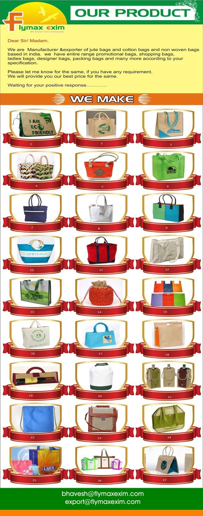 Eco-friendly Jute Shopping Bag - Custom Size With Handle | Silk Printing, Premium Quality Material, 100% Reusable