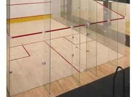 Glass Back Wall for Squash Court