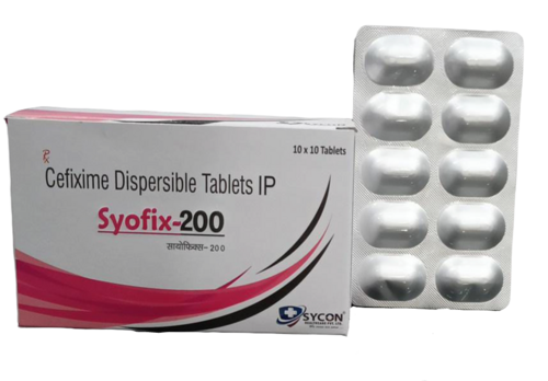 Syofix-200 Tablets - Storage Instructions: Dry Place