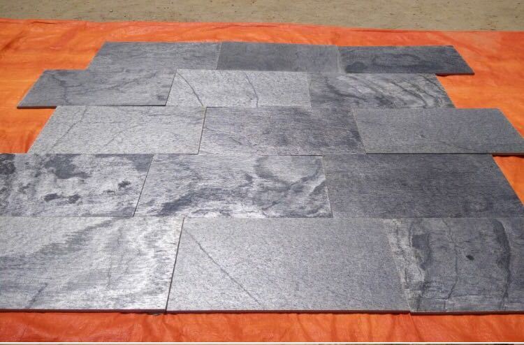 Silver Shine Slate Stone Size: All Sizes
