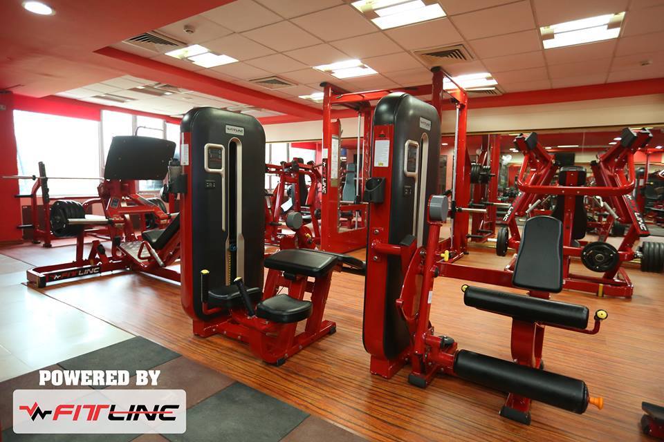 Red Gym Setup