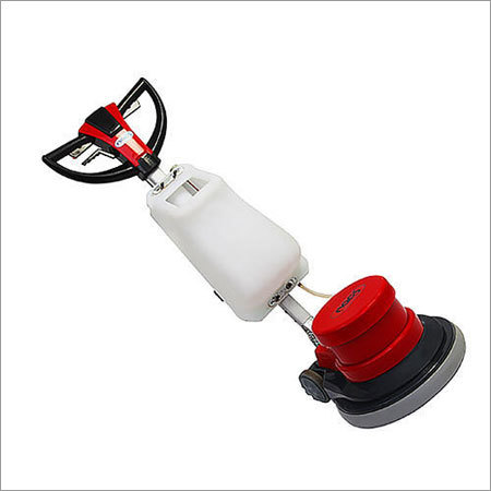 Single Disc Scrubber - Stainless Steel, 220V | Automatic Operation, 165 rpm Brush Speed, Aggressive Deep Cleaning, Easy Maneuverability, Safe Grip