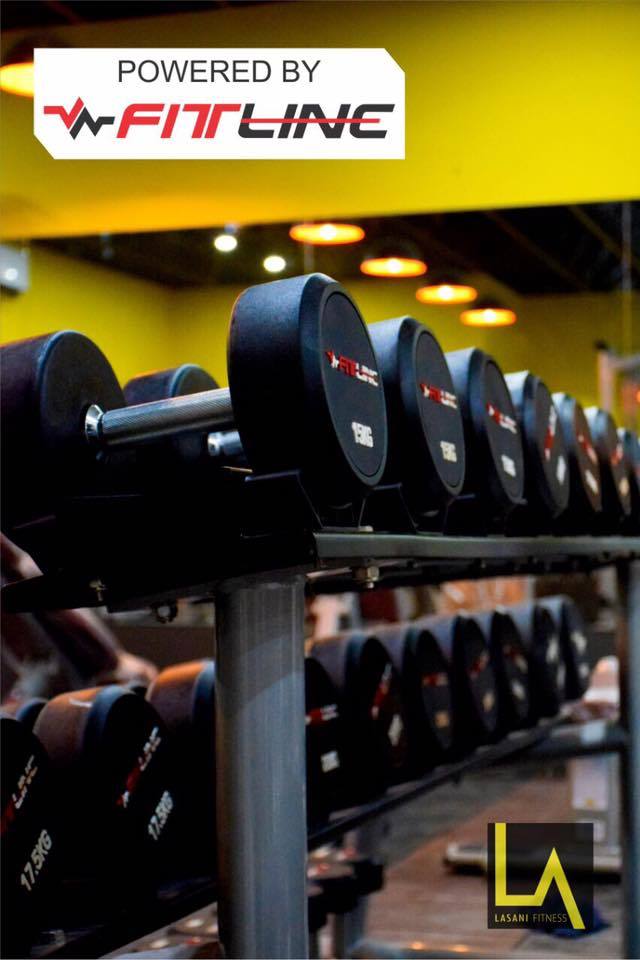 Black Gym Equipment Setup