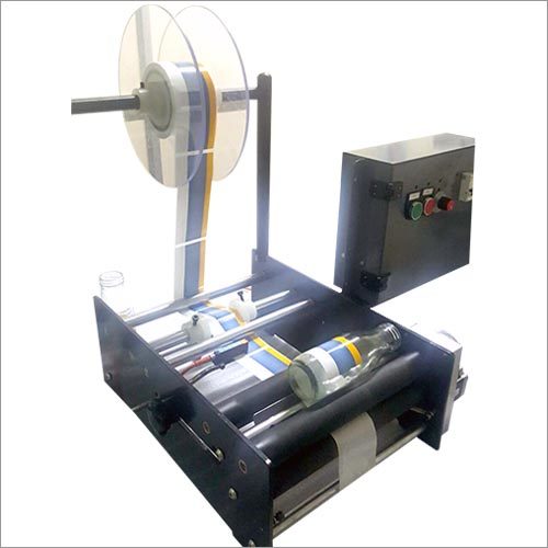 Semi Automatic Labeller For Round Bottles