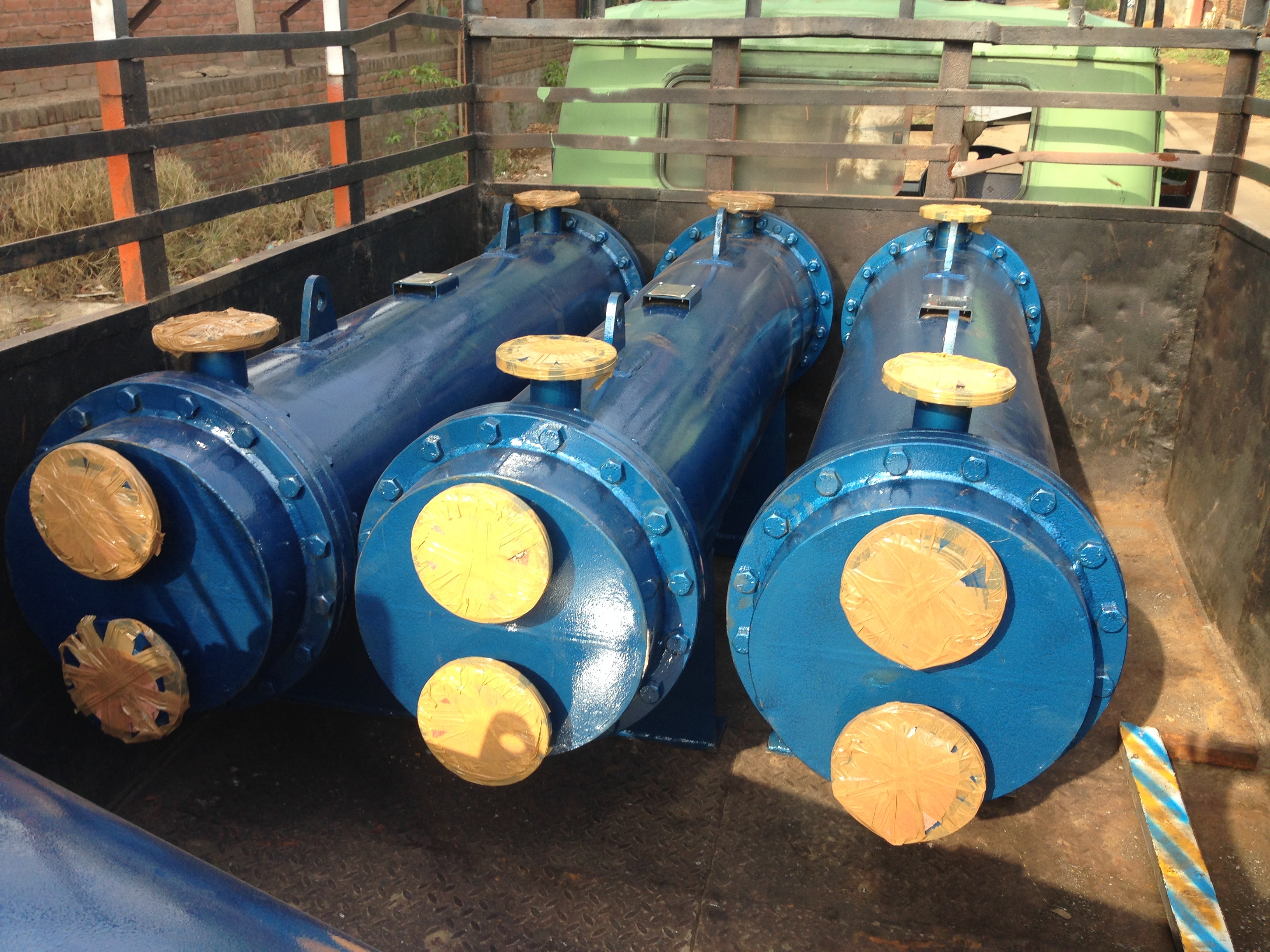 Hydraulic Oil Cooler - Tube Heat Exchanger, Blue Color, 1 To 110 Bar Pressure, 10 To 1000 Lpm Flow Rate