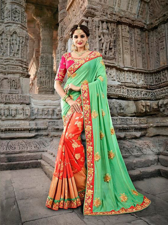 Multicolour Latest Saree Aloukik Ameya 901 To 909 Catalog Wholesale In Surat