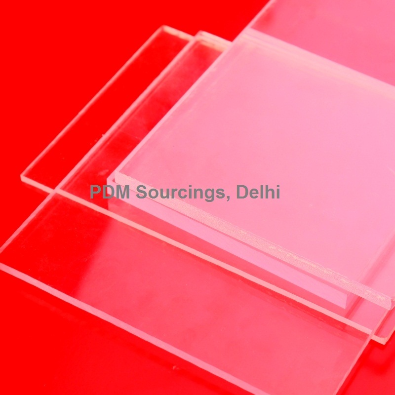 Polycarbonate Compact Sheet - 6mm Thickness, 4 X 8ft Size | Clear Finish, Uv Protected, Iso Certified, Made From 100% Virgin Raw Material