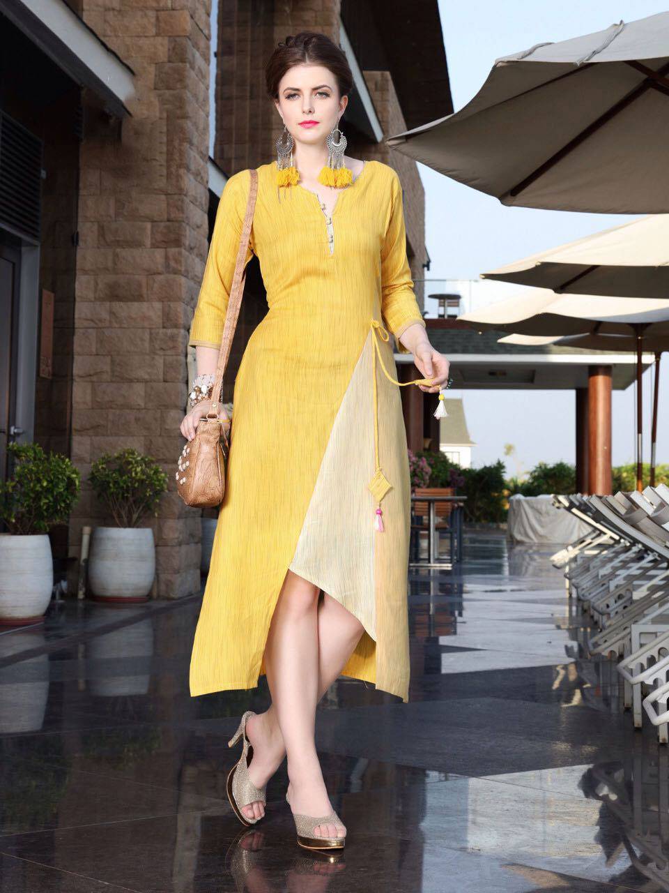 Multicolour Ladies 6001-6007 Khadi Kurti Catalog Buy Now