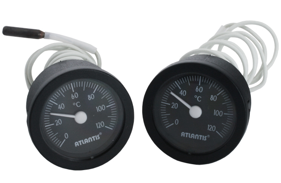 Remote Reading Thermometer With Capillary Internal Size: 2 Inch (In)