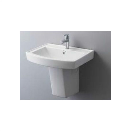 Loras - Half Pedestal Basin