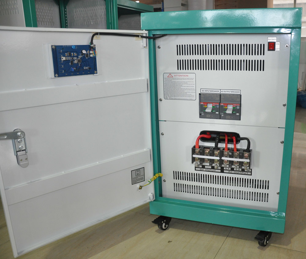 Dc To Ac Isolated Low Frequency Transformer - 12kw Power Output, 48v To 240v Dc Input, Pure Sine Wave Ac Output, Lcd Display , Noise Level 50db, Ip20 Protection, Emergency Overload Capability