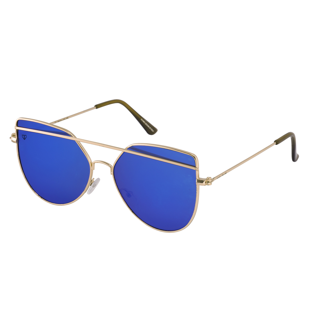 Sunglass - Metal & Plastic, 140x50x10 Mm, Silver Frame With Grey Uv400 Lens | Comfortable Fit, Durable, Lightweight, Stylish Design