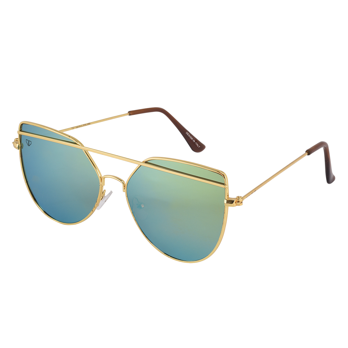 Sunglass - Metal & Plastic, 140x50x10 Mm, Silver Frame With Grey Uv400 Lens | Comfortable Fit, Durable, Lightweight, Stylish Design