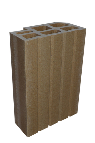 WPC Profile 125x65 mm Hollow