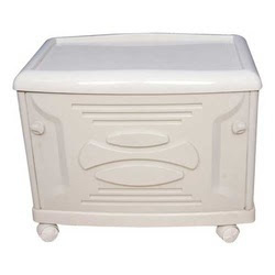 Single Battery Trolley - Foldable 18 Inch Height, 22 Inch Width | Durable, Eco-friendly, Uv Resistant, Water Resistant, Screwless Battery Cabinet, Classic Column Design