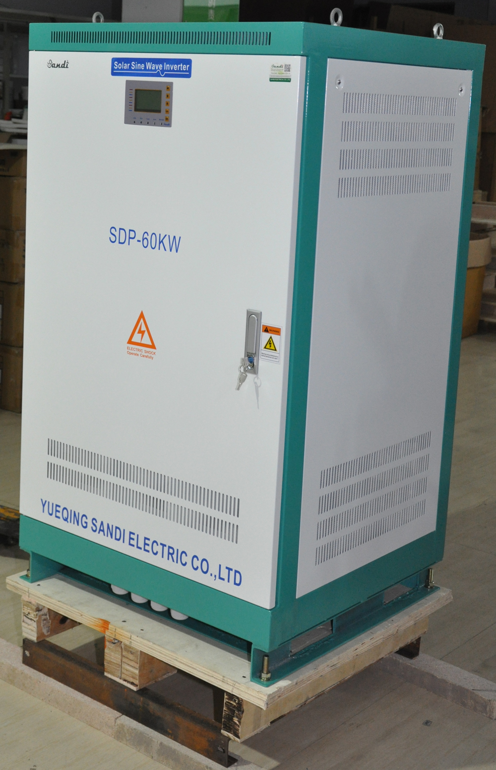 Emergency Power Supply System - 40kw Output, Pure Sine Wave, Low Frequency Transformer | Lcd Display, Short Circuit & Overvoltage Protection, Ip20