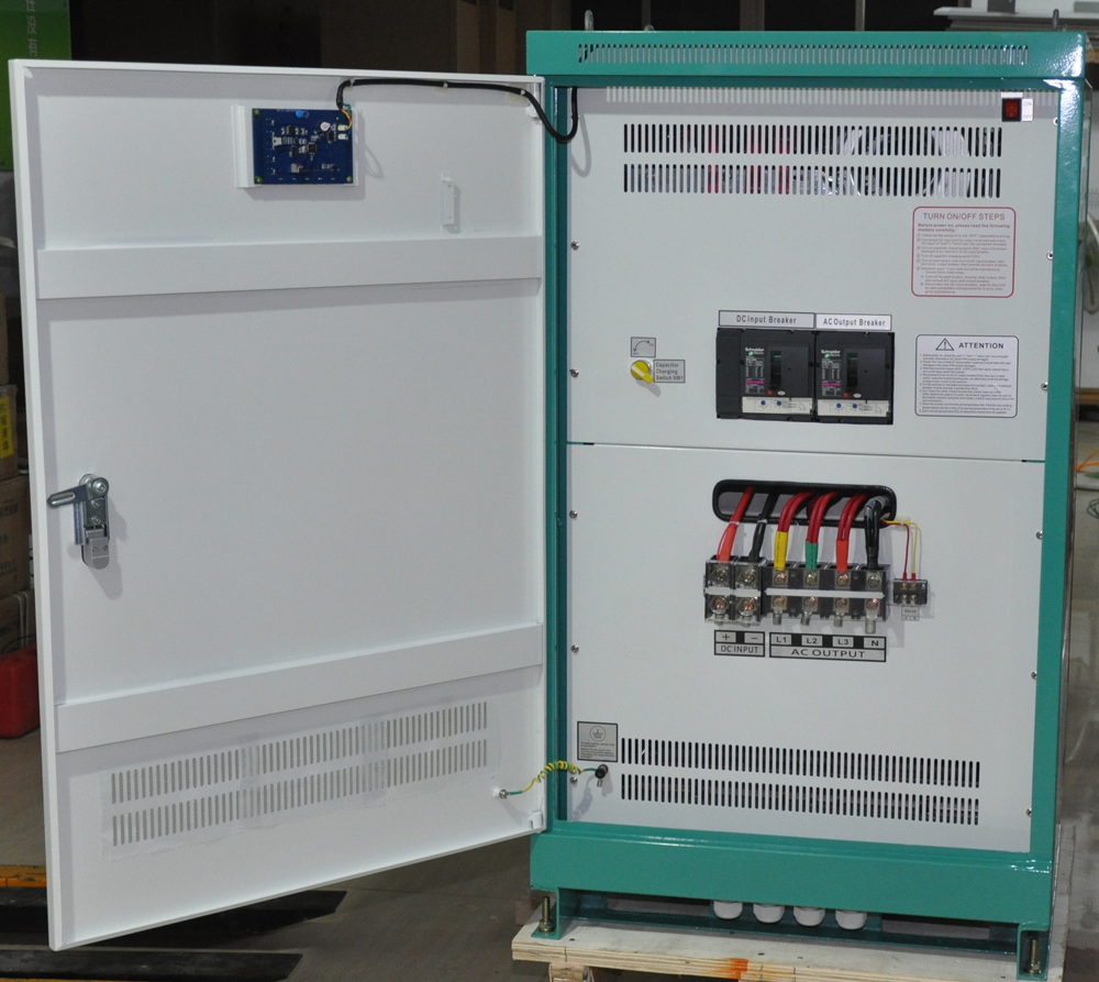 Emergency Power Supply System - 40kw Output, Pure Sine Wave, Low Frequency Transformer | Lcd Display, Short Circuit & Overvoltage Protection, Ip20