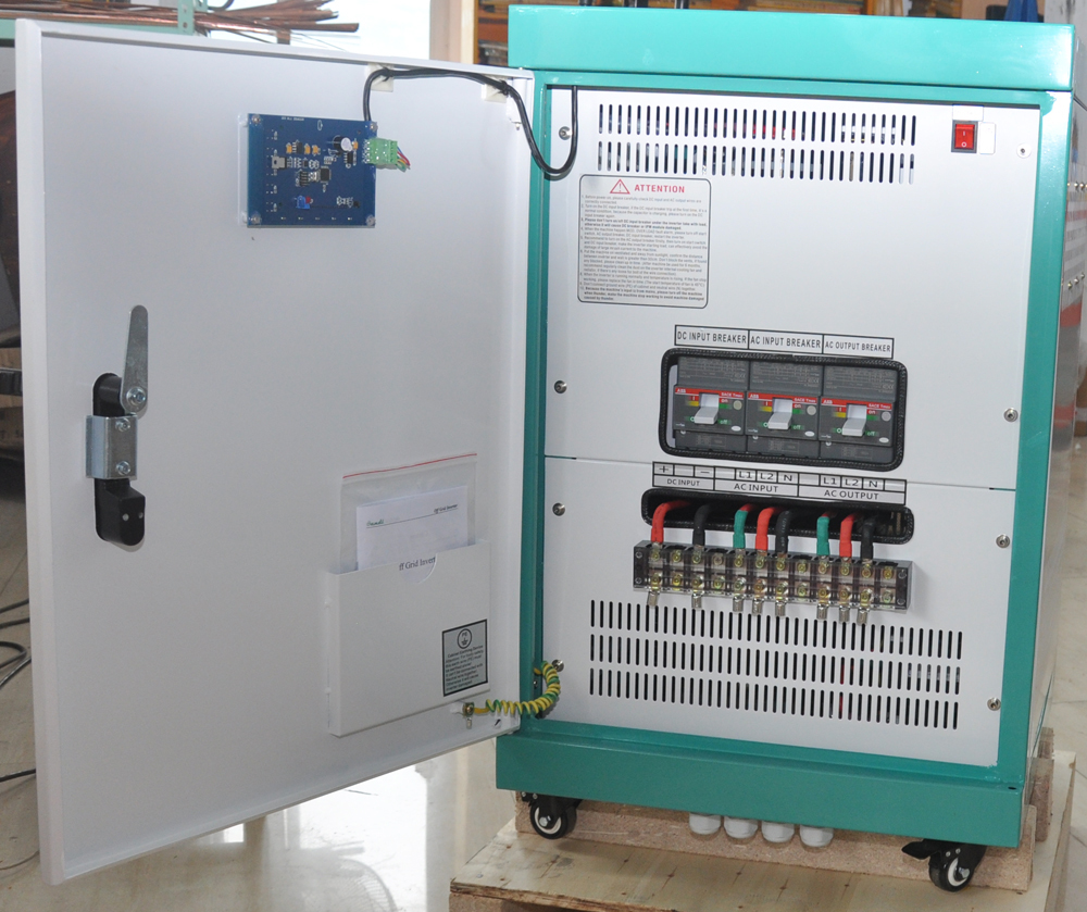 Solar Inverter - 20kw Low Frequency Isolation Model Sdp-20kw | Lcd Display, Pure Sine Wave Output, 220v To 440vac, Protection Level Ip20, 150% Overload Capability, 2 Year Warranty