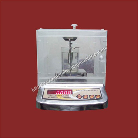 Digital Specific Gravity Balance - S.G. Range 0.9 to 25, Least Count 0.001, Stainless Steel Display