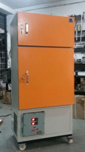 Orange And Silver Flame Proof Deep Freezer