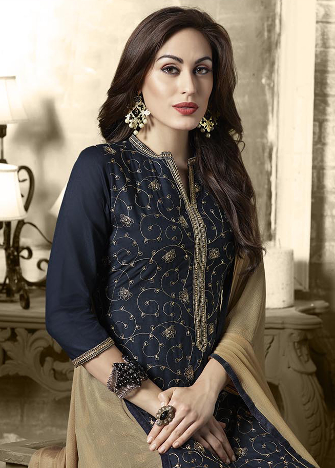 Black Fancy Salwar Suit