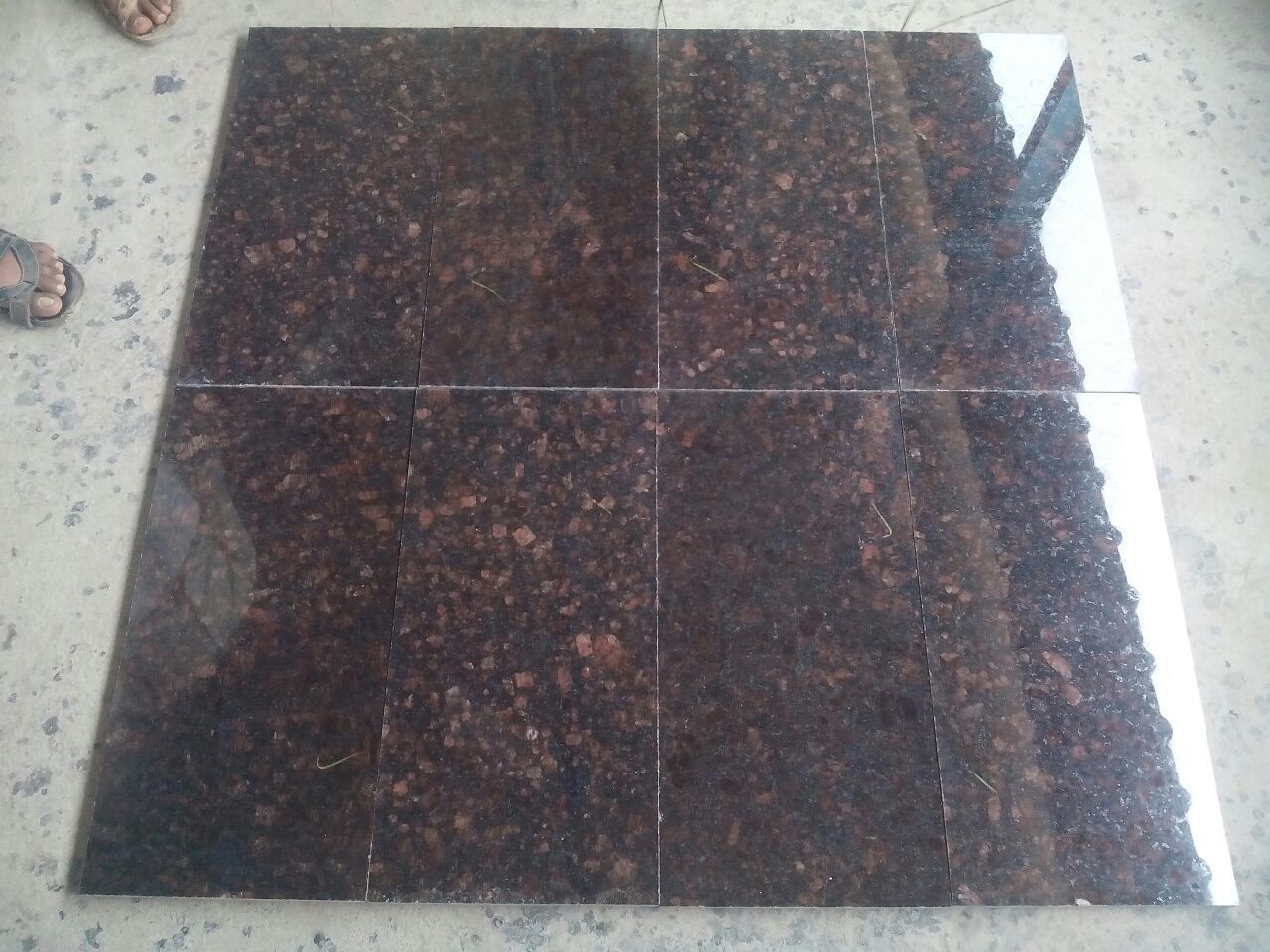 Tan Brown Granite - All Sizes Available, Polished Surface Finish, 18mm Thickness, Perfect For Flooring & Cladding